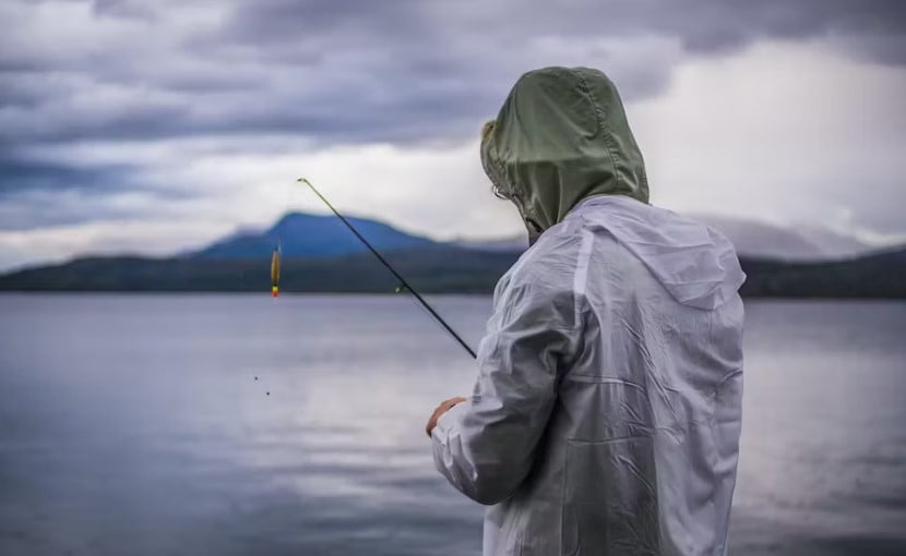 Fishing in the Rain