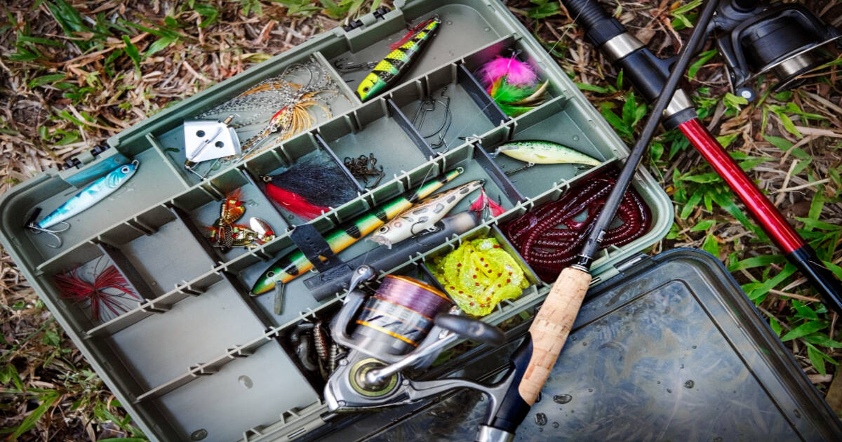 the essential items needed for organizing a tackle box