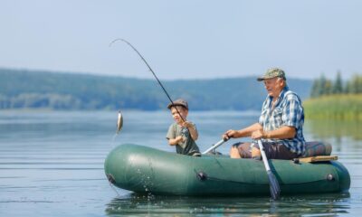 Fishing in an Inflatable Boat